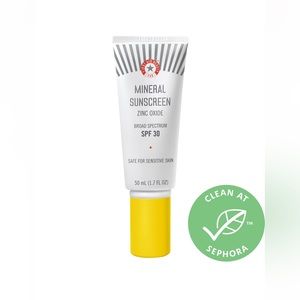 NEW First Aid Beauty Mineral Sunscreen SPF 30